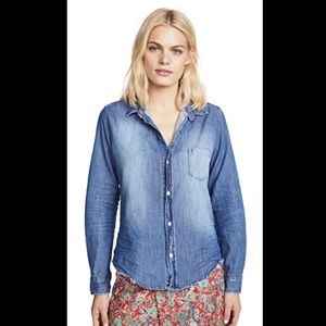 Frank & Eileen Barry Button Down Denim Shirt